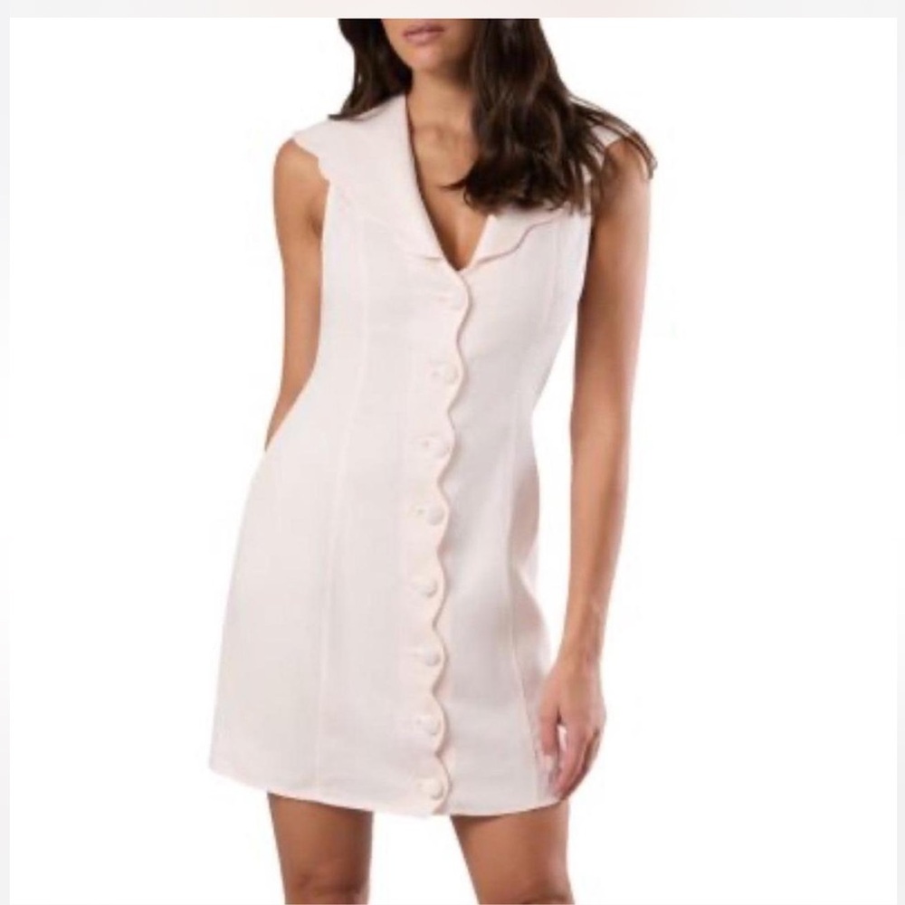 Rachel Parcell Scallop collar Dress